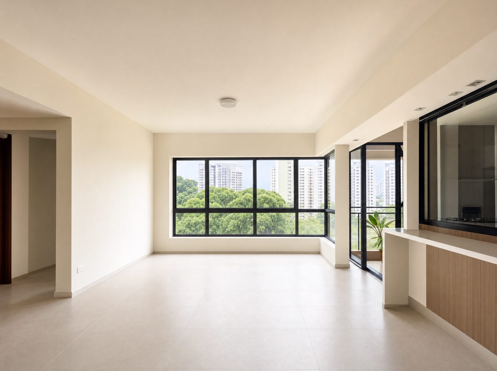 A freshly reset Singapore home after a deep clean